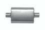 Gibson CFT Superflow Center/Center Oval Muffler - 4x9x18in/3in Inlet/3in Outlet - Stainless