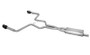 Gibson 15-19 Ford Mustang EcoBoost 2.3L 2.25in Cat-Back Dual Exhaust - Black Elite (Ceramic)