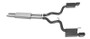 Gibson 15-17 Ford Mustang V6 3.7L 3in Cat-Back Dual Exhaust - Black Elite (Ceramic)