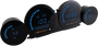 4 Piece Blue Led Gauges  14-22 Flht Flhx Fltr