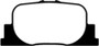 EBC 00-01 Lexus ES300 3.0 Yellowstuff Rear Brake Pads