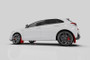 Rally Armor 19-21 Hyundai Elantra GT N Line/i30 Black UR Mud Flap w/Grey Logo