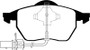 EBC 00-01 Volkswagen Passat 1.8 Turbo Greenstuff Front Brake Pads
