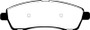 EBC 00-02 Ford Excursion 5.4 2WD Greenstuff Rear Brake Pads
