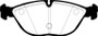 EBC 00-03 BMW Z8 5.0 Ultimax2 Front Brake Pads
