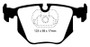 EBC 00-06 BMW X5 3.0 Greenstuff Rear Brake Pads
