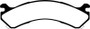 EBC 01-05 Chevrolet Silverado 3500 (2WD) Ultimax2 Rear Brake Pads