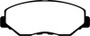 EBC 02-04 Honda CR-V 2.4 Greenstuff Front Brake Pads