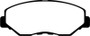 EBC 02-04 Honda CR-V 2.4 Greenstuff Front Brake Pads
