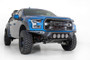 Addictive Desert Designs 17-20 Ford F-150 Raptor Bomber Front Bumper w/ 4 Rigid 360 6in Round Mounts