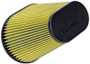 Airaid Universal Air Filter - Cone 6in Flange x 10-3/4x7-3/4in B x 7x4in T x 9in H - Synthaflow