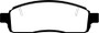 EBC 04 Ford F150 4.2 (2WD) 6 Lug Ultimax2 Front Brake Pads