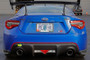 PERRIN 13-25 Subaru BRZ / 13-20 Scion FRS & Toyota 86 / 22-25 GR86 Tow Hook Kit (Rear) - Neon Yellow