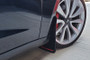 Rally Armor 17-23 Tesla Model 3 Black UR Mud Flap w/Dark Grey Logo