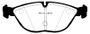 EBC 04-06 Audi TT Quattro 3.2 Redstuff Front Brake Pads