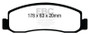 EBC 08-10 Ford F250 (inc Super Duty) 5.4 (2WD) Extra Duty Front Brake Pads