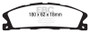 EBC 13+ Ford Explorer 3.5 Twin Turbo 4WD Extra Duty Front Brake Pads