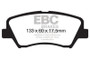 EBC 13+ Hyundai Elantra 1.8 Greenstuff Front Brake Pads