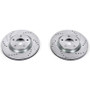 Power Stop 08-13 Nissan Rogue Front Evolution Drilled & Slotted Rotors - Pair