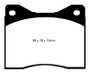 EBC 96-00 Ac Ace 5.0 Greenstuff Front Brake Pads