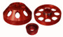 Torque Solution Lightweight WP/Crank/Alt Pulley Combo (Red): Hyundai Genesis Coupe 3.8 2010+