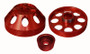 Torque Solution Lightweight WP/Crank/Alt Pulley Combo (Red): Hyundai Genesis Coupe 3.8 2010+