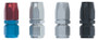 Fragola -6AN Straight Power Flow Hose End - Blue/Red