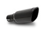 Borla 12-14 Jeep Wrangler JK 2/4Dr Rr Section ATAK Single Square Rlld Angle-Cut Black Chrome Exhaust