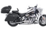 Mustang 06-17 Harley Softail Wide Tire(200mm)Wide Tour Solo Seat w/Driver Backrest Studs - Black