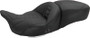 Mustang 08-21 Harley Electra Glide, Rd Glide, Rd King, Str Glide Heated 1PC Seat Deluxe-Black