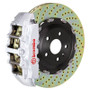 Brembo 02-08 G500/03-04 G55/09-18 G550 Front GT BBK 8 Piston Cast 365x34 2pc Rotor Drilled-Silver