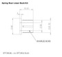 SuperPro 19-23 Ford Ranger Rear Leaf Spring Lower Bushing Kit