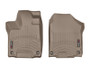 WeatherTech 2016+ Honda Pilot Front FloorLiner - Tan