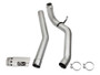 aFe LARGE Bore HD Exhausts 4in DPF-Back SS-409 2016 Nissan Titan XD V8-5.0L CC/SB (td)