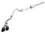AWE Tuning 4th Gen GM 1500 5.3L 0FG Cat-Back Dual Side Exit (Flat Bumper) - Diamond Tips