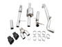 AWE Tuning 4th Gen GM 1500 5.3L 0FG Cat-Back Dual Side Exit (Flat Bumper) - Diamond Tips