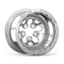 Weld Alpha-1 15x12 / 5x4.5 BP / 5in BS Polished Wheel - Polished Double Beadlock MT