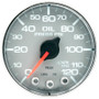 Autometer Spek-Pro Gauge Oil Press 2 1/16in 120psi Stepper Motor W/Peak & Warn Slvr/Chrm