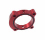 Torque Solution Throttle Body Spacer (Red): Hyundai Sonata 2.0T