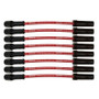 Moroso GM LS/LT 8.5mm Ultra 40 11in Long Wire Set w/o Alum Heatshield - Red