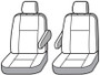 Covercraft 19-24 Chevrolet Traverse Endura PrecisionFit Custom Second Row Seat Covers - Red/Black