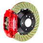 Brembo 01-06 LS430 Rear GT BBK 4 Piston Cast 2pc 345x28 2pc Rotor Drilled-Red