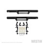 Westin 07-18 Jeep Wrangler JK 2dr. HDX Stainless Drop Nerf Step Bars - Tex. Blk