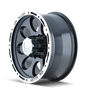 ION Type 174 17x9 / 8x165.1 BP / 0mm Offset / 130.8mm Hub Black/Machined Wheel