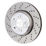 SHW 08-13 BMW M3 4.0L Left Rear Cross-Drilled Lightweight Brake Rotor (34212283803)