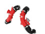 aFe 2022 Toyota Land Cruiser (J300) V6-3.5L (tt) BladeRunner 2.5in Aluminum Hot Charge Pipe - Red