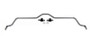 Hellwig 16-21 Chevrolet Camaro V6/4-Cyl Tubular 1in Rear Sway Bar