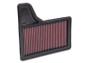 Ford Racing 15-21 Mustang GT I4/V6 High-Flow K&N/Ford Performance Air Filter