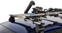 Rhino-Rack Universal Ski Carrier - Fits 2 Pairs of Skis - Black
