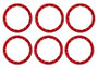 Ford Racing 2021+ Ford Bronco Functional Bead Lock Ring Kit - Red